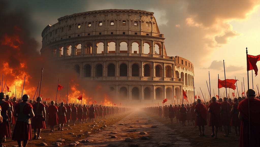 রোমান সাম্রাজ্যের পতনের প্রধান কারণসমূহ